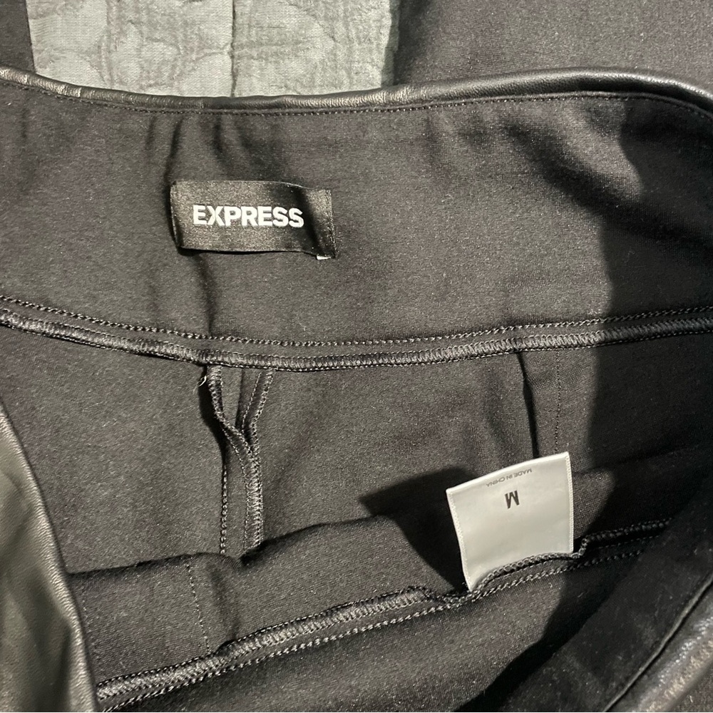 Like New Womans Express Black Dress Slacks - Picture 3 of 5